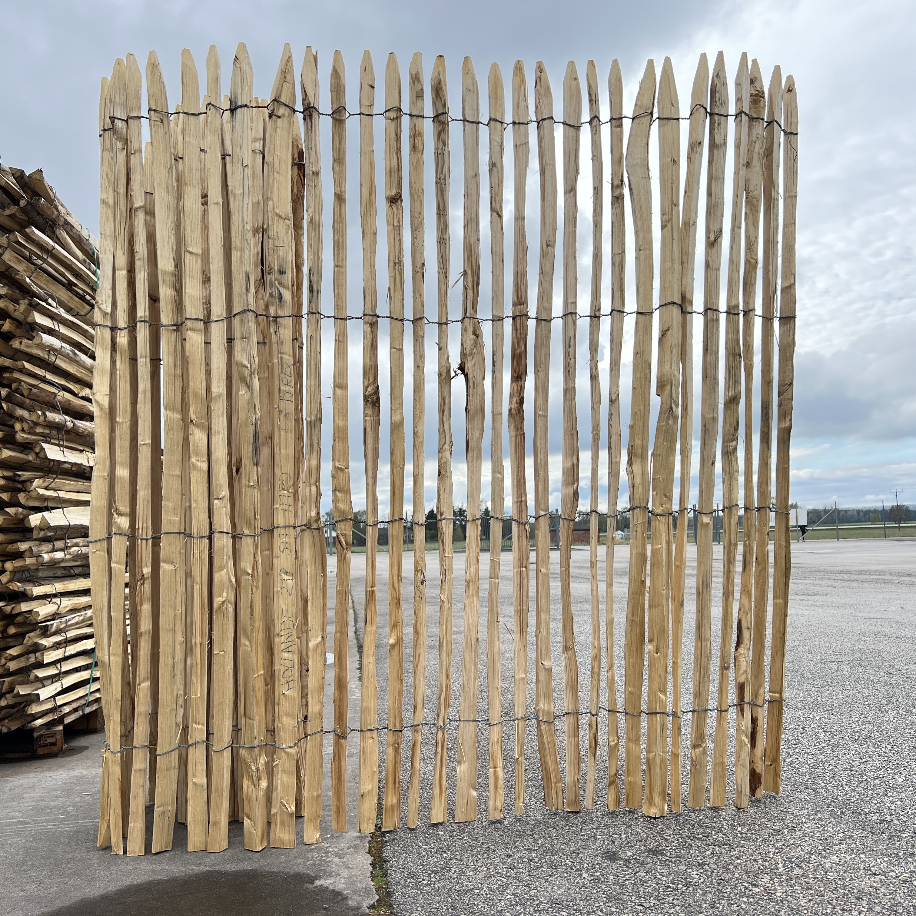 Kastanjestaket EXTRA tätt, höjd 175 cm längd 5 meter, franskt