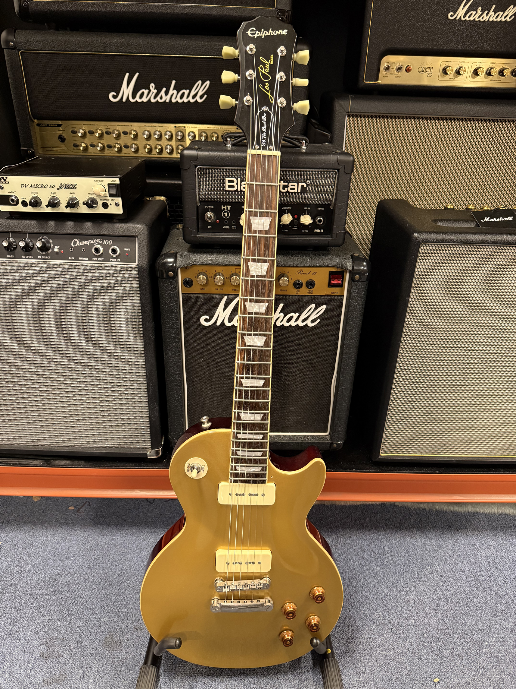 Nonnes Musik & Data - Epiphone 1956 Les Paul Pro Goldtop