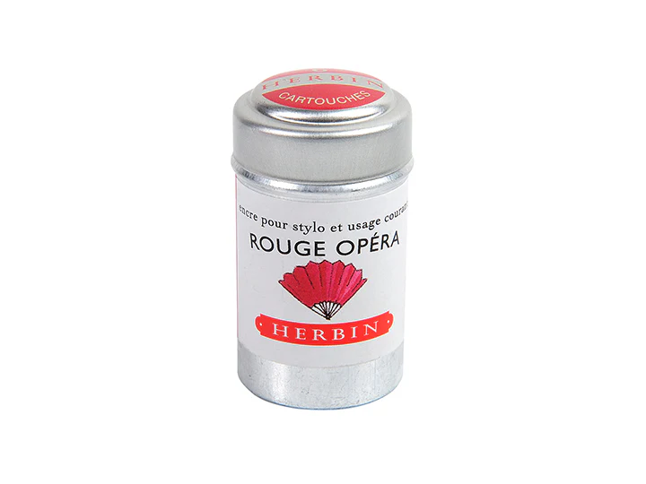 Herbin Ink refill - Opera Red - 4