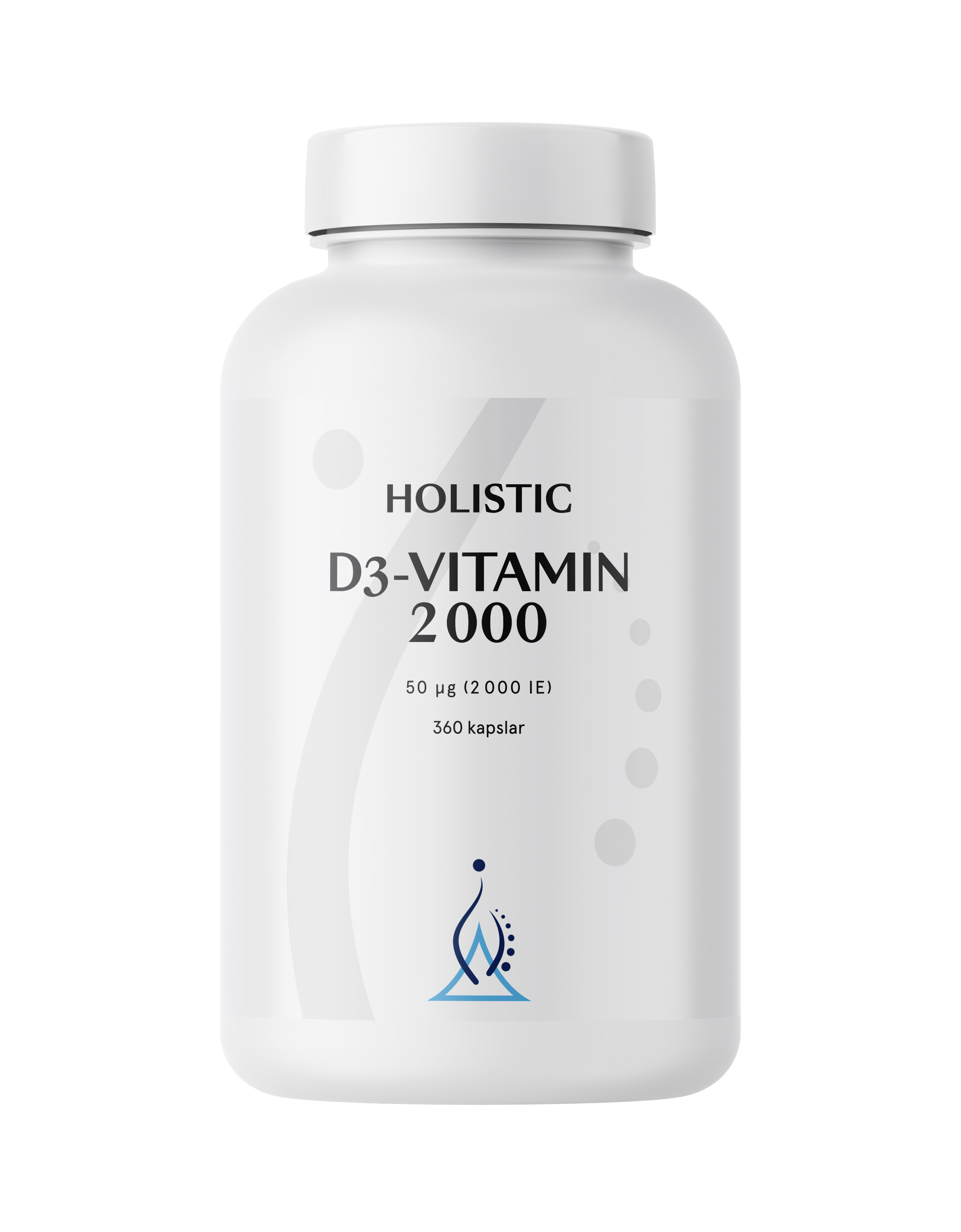 Holistic D3-vitamin 2000, 360 kapslar