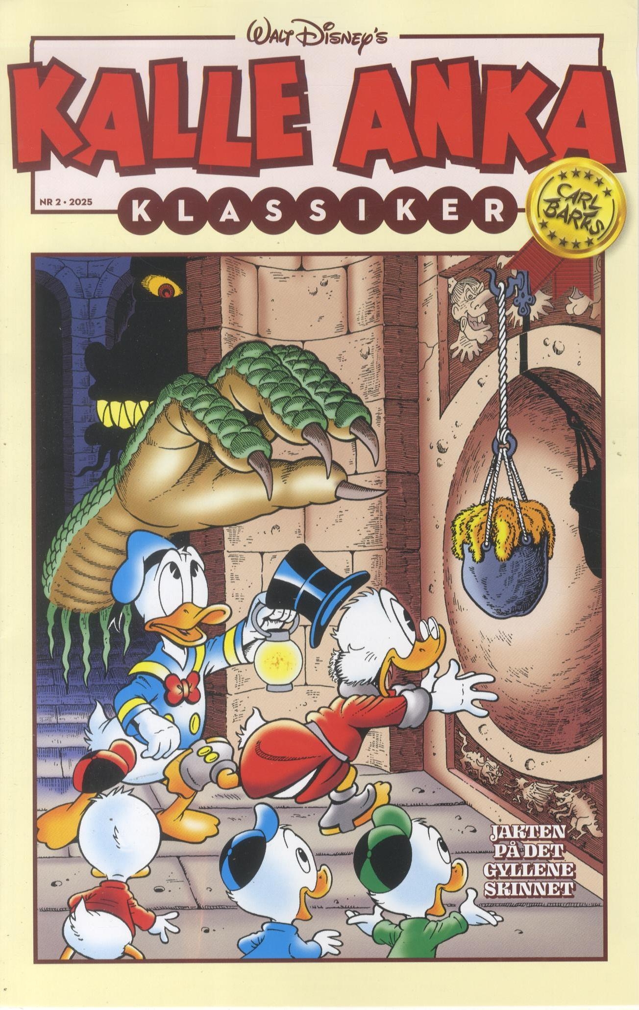 Kalle Anka Klassiker nr 2 2025, Jakten på det gyllene skinnet (Carl Barks)