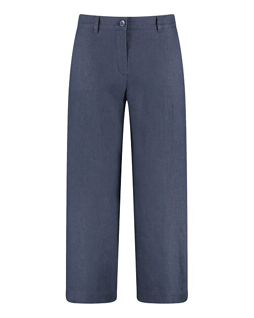 Linnebyxa Mirela culotte mörkblå