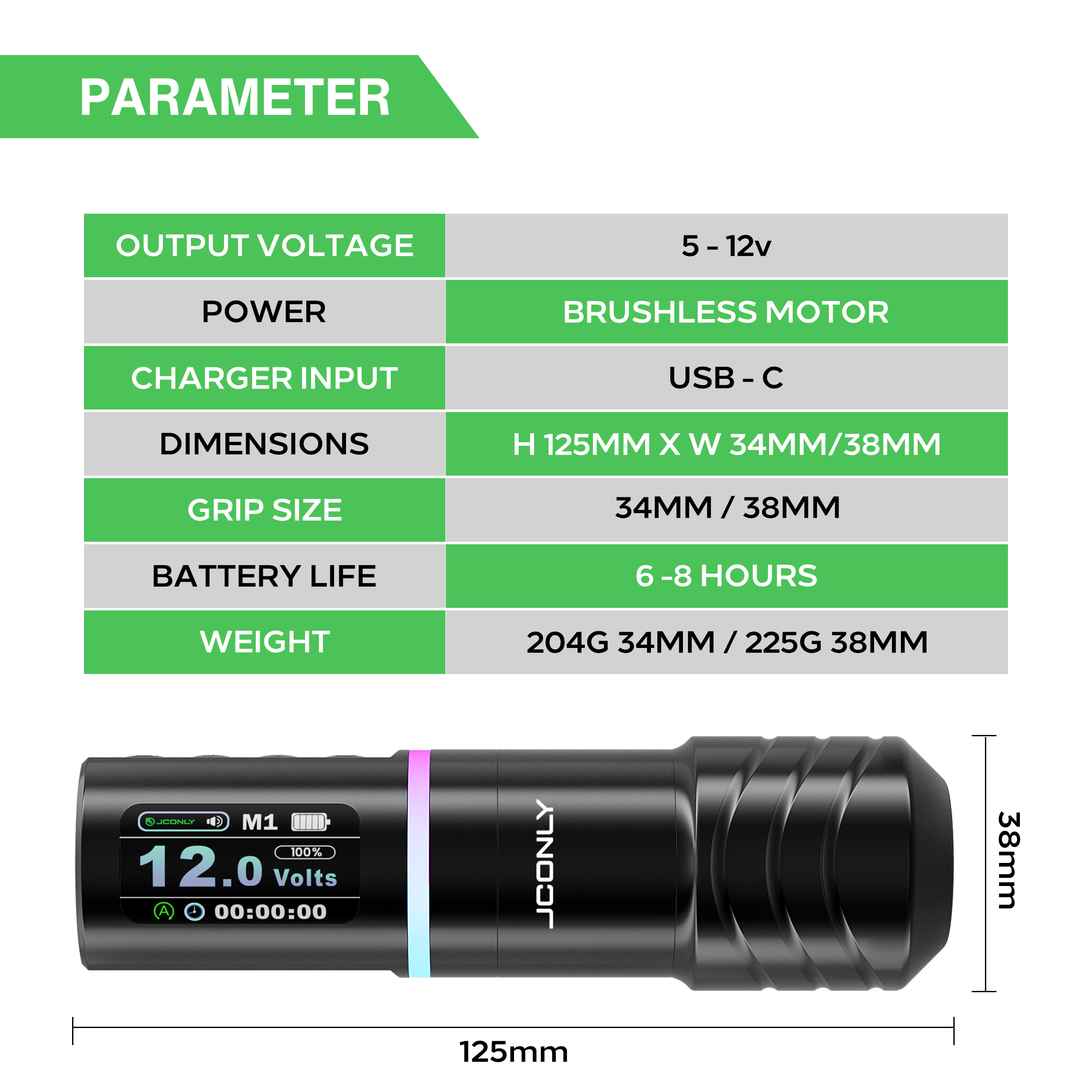 JCONLY R4 5.0MM - 3