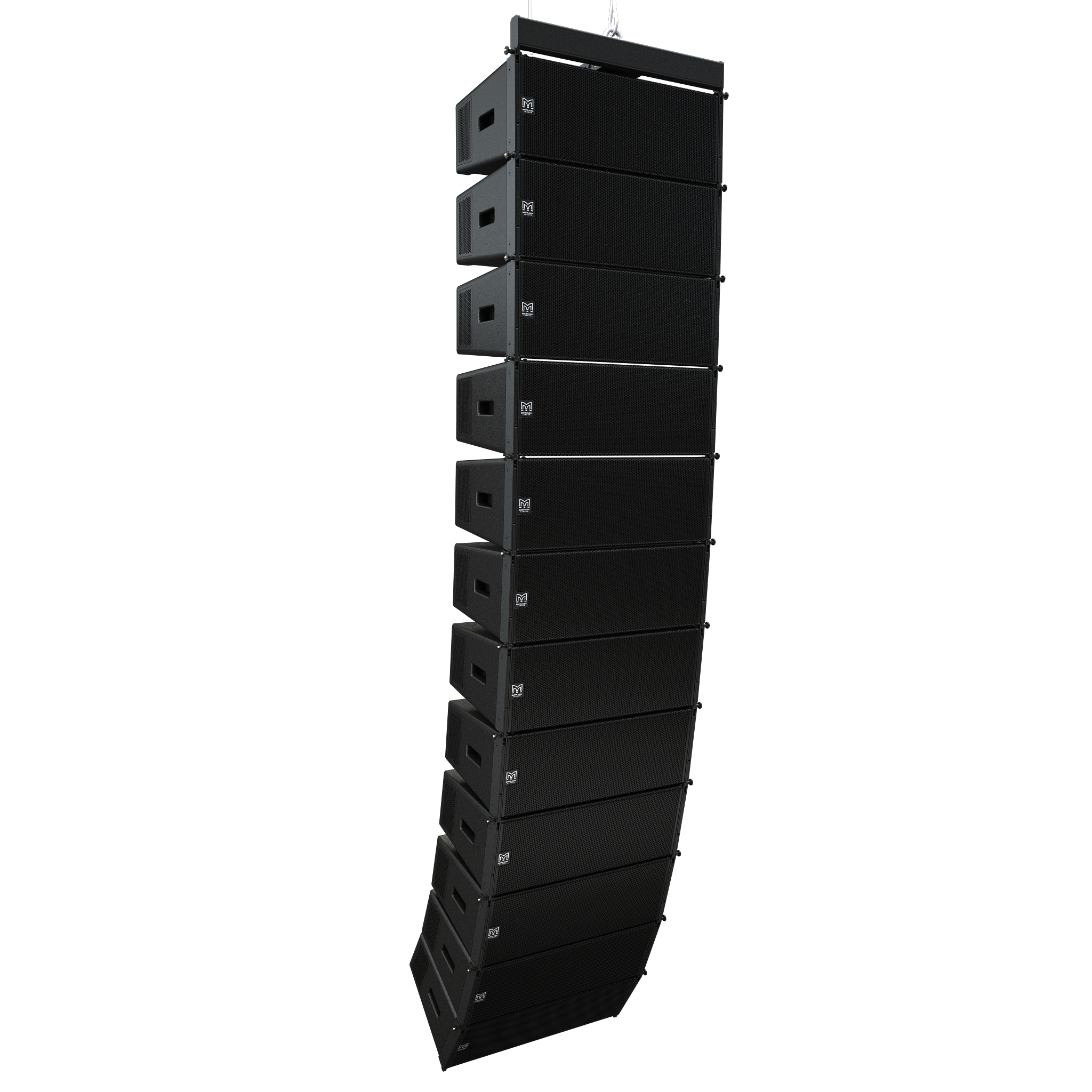 WPC - Kompakt 10" Optimerad Line Array - Svart