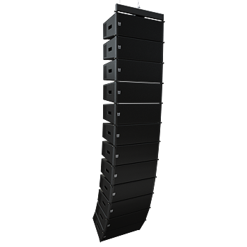 WPC - Kompakt 10" Optimerad Line Array - Svart