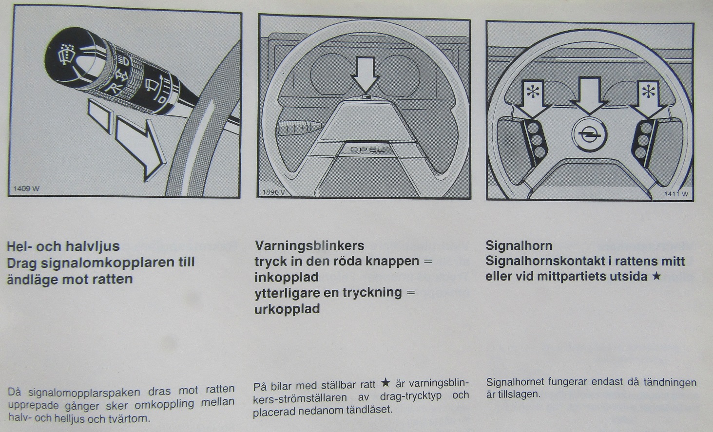 1985 Opel Rekord Handbok - 3