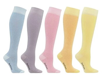 5-Pack SupCare Stödstrumpor Ribb