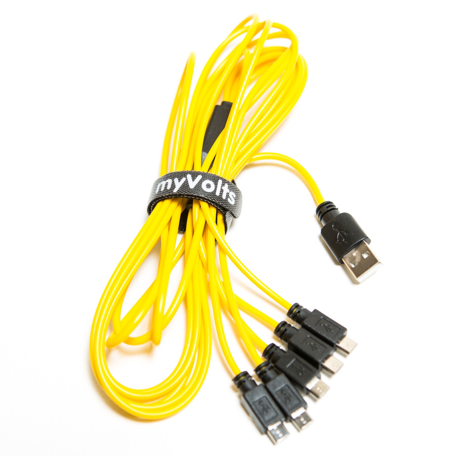 5-way power splitter cable for Roland Boutiques (Yellow)