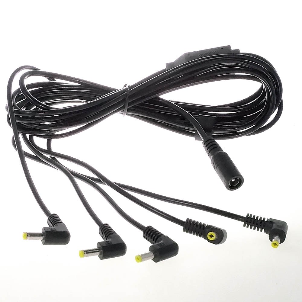 myVolts 5-way power splitter cable for Korg Volca (Black)