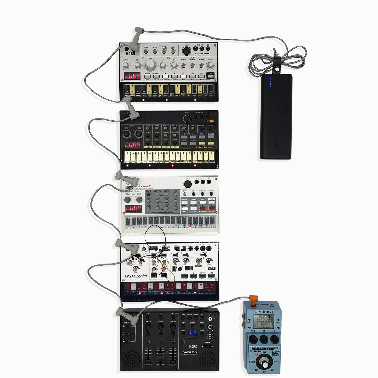 myVolts VAR8 myVolts Crazy Chain Volca Train Gang Multipack - 4