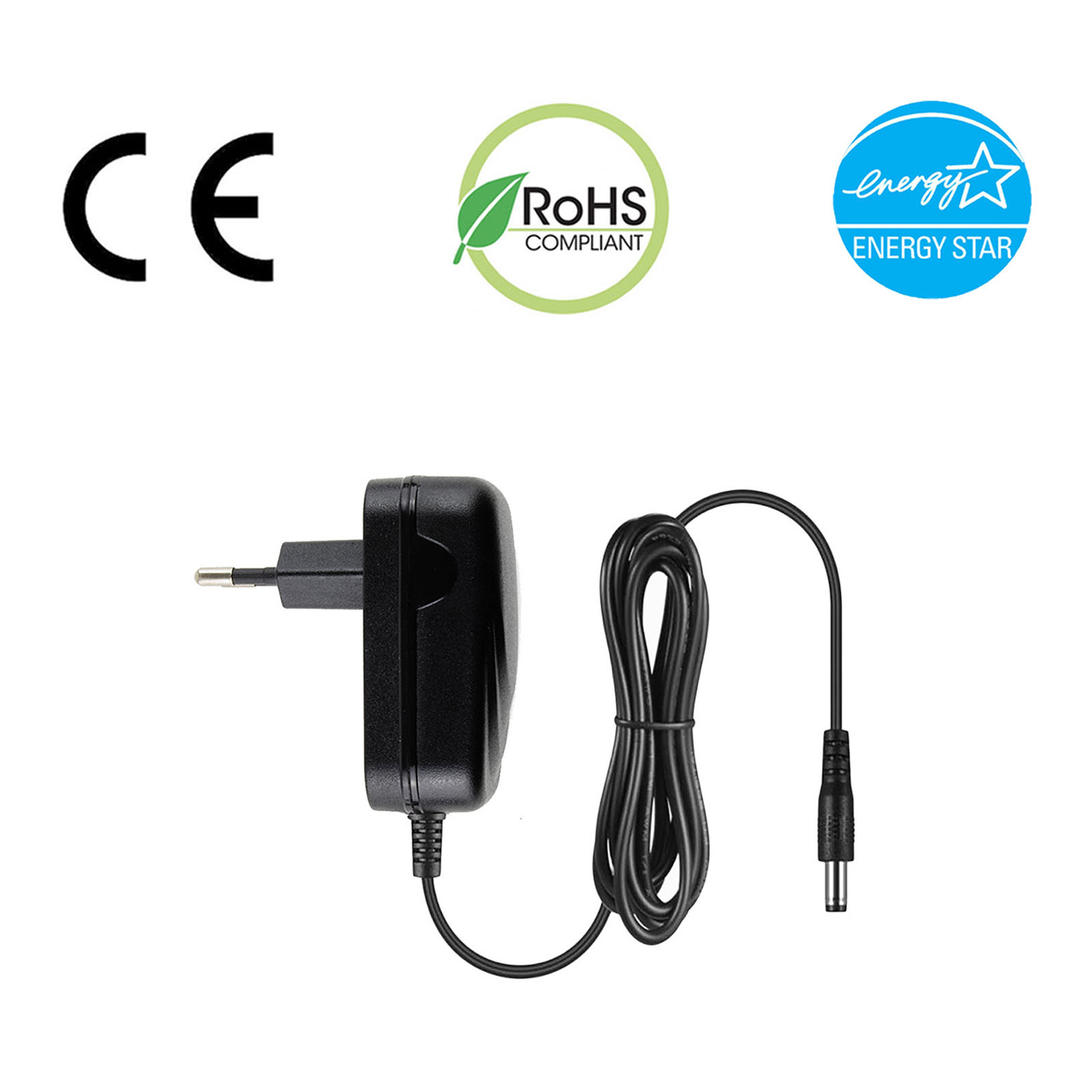 myVolts EU 12V DC 2A C+ve 2.5 x 5.5 x 12 straight tip - 3
