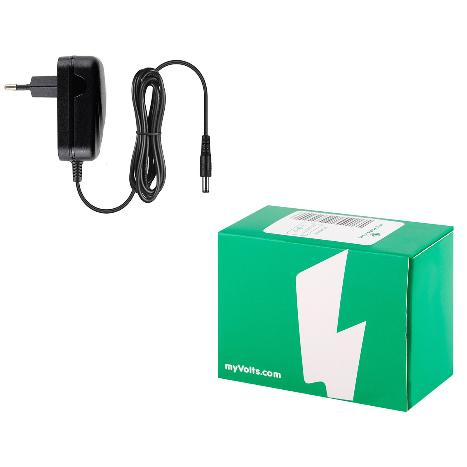 myVolts EU 12V DC 2A C+ve 2.5 x 5.5 x 12 straight tip - 4