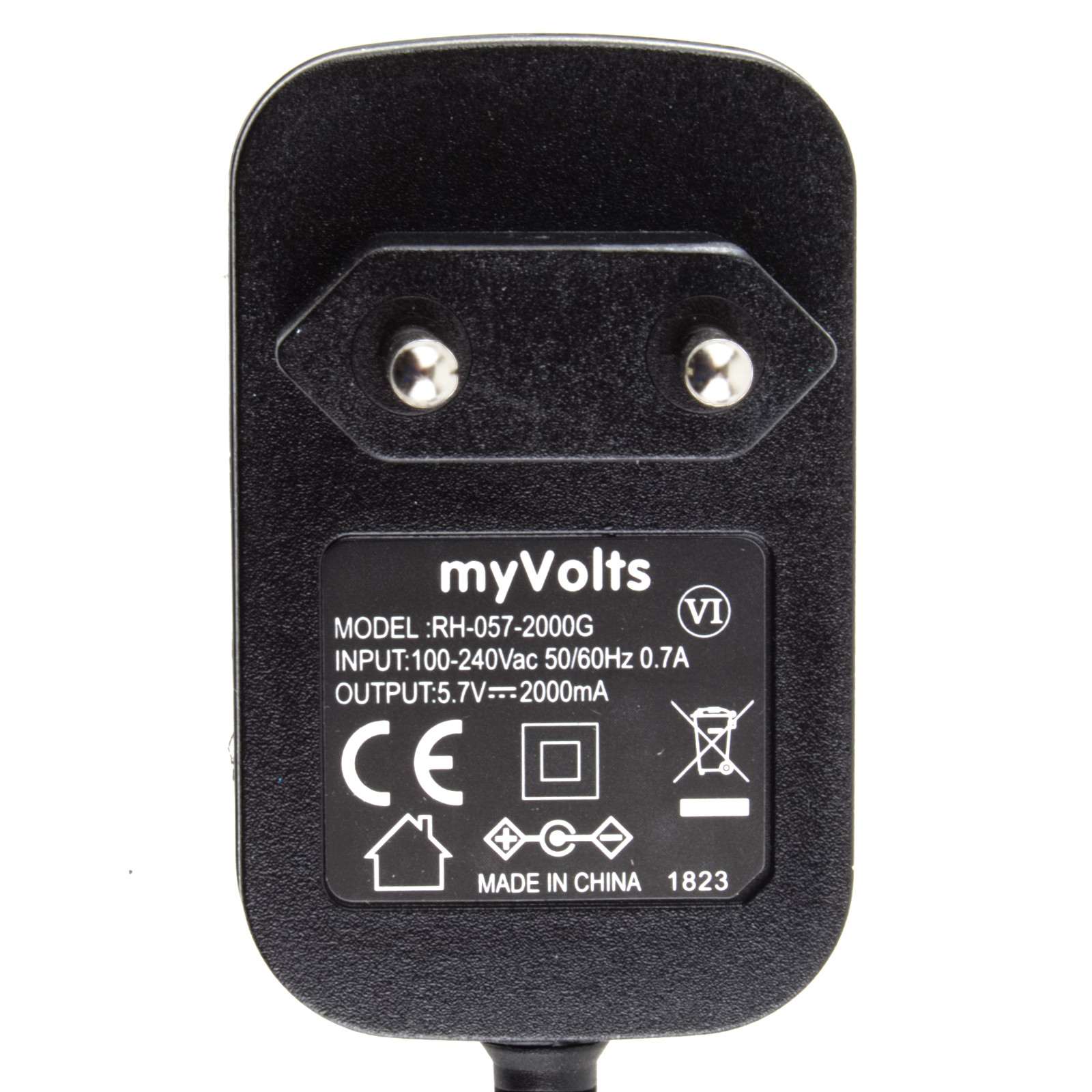 MyVolts 5.7V EU power supply for Roland devices (5.7V 2A c-ve) - 2