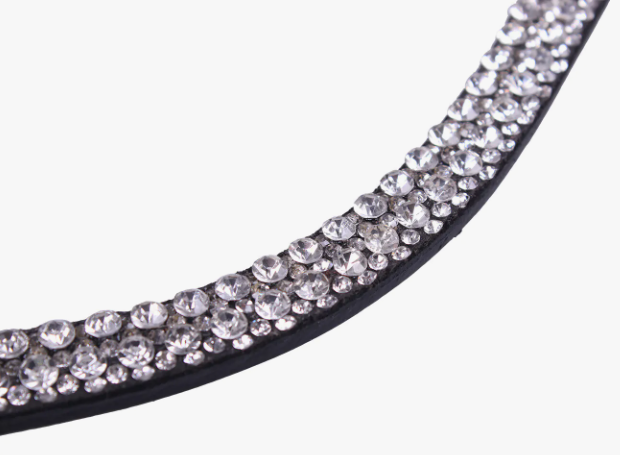 QHP Pannband Verbena - Svart/Silver - 2