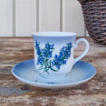 Sveriges Blå Blommor kaffekopp från Svaneholm