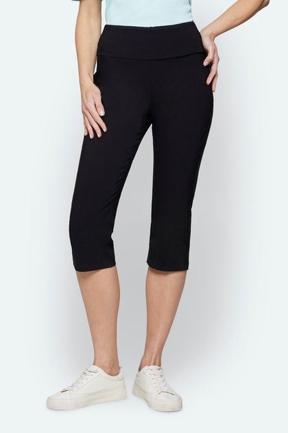 Capri Pants Bred Linning - Black - Signature