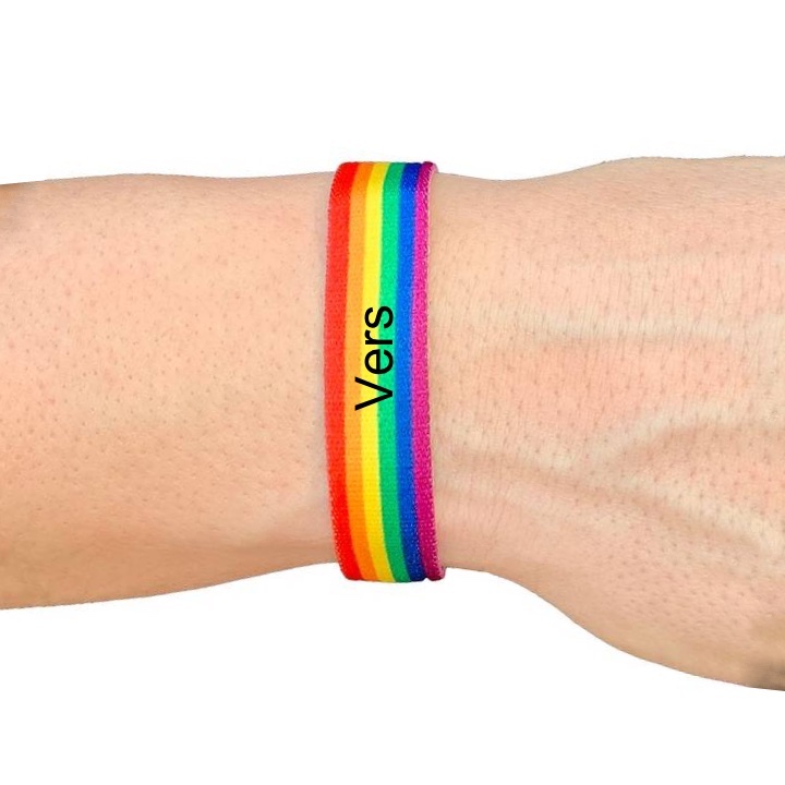 Pride textile bracelet Top & Bottom - 3