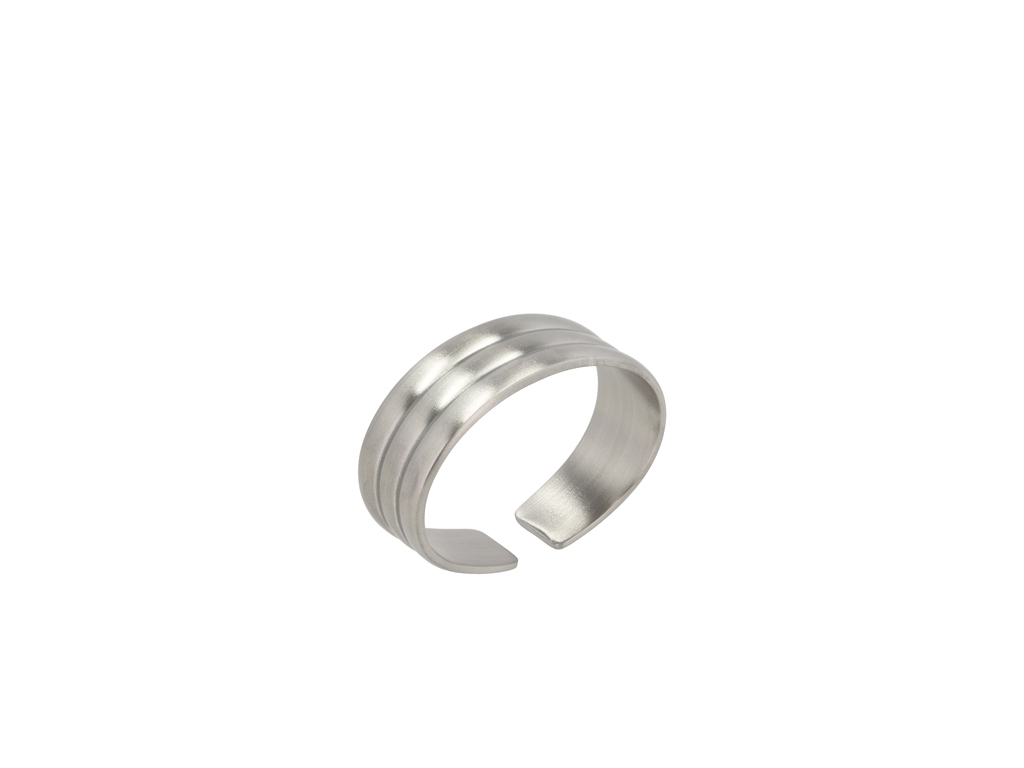 Gense Thebe Servettring Diameter 4,3 cm 4 st Matt rostfritt stål - 2