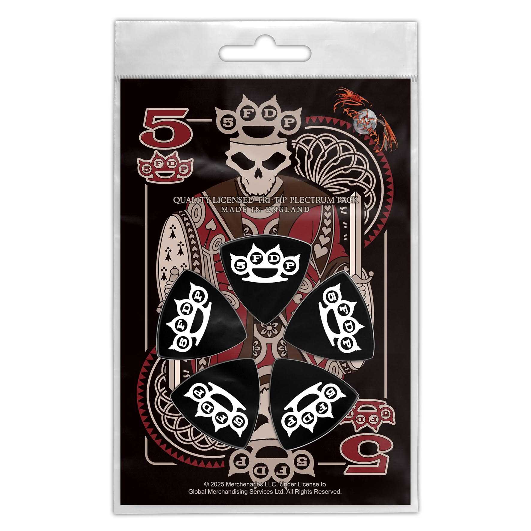 FIVE FINGER DEATH PUNCH PLECTRUM PACK: KNUCKLE CROWN
