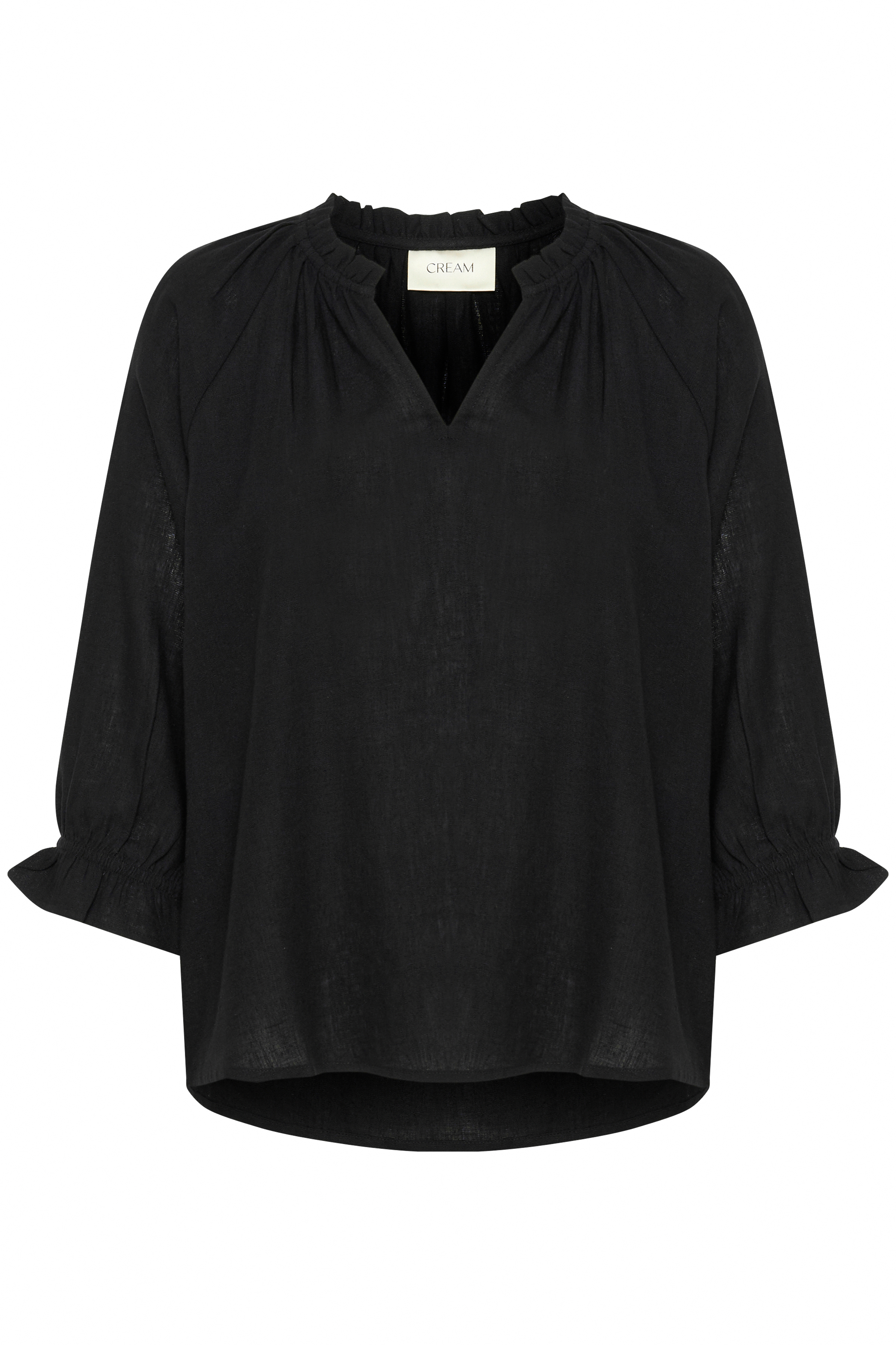 CRVENTA BLOUSE - BLACK -  CREAM - 3