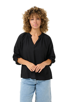 CRVENTA BLOUSE - BLACK -  CREAM