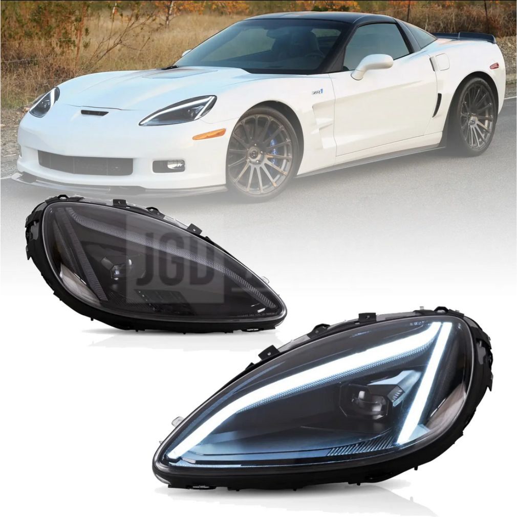 Full-LED Strålkastare – Sats (CHEVROLET CORVETTE C6 2006–2013)