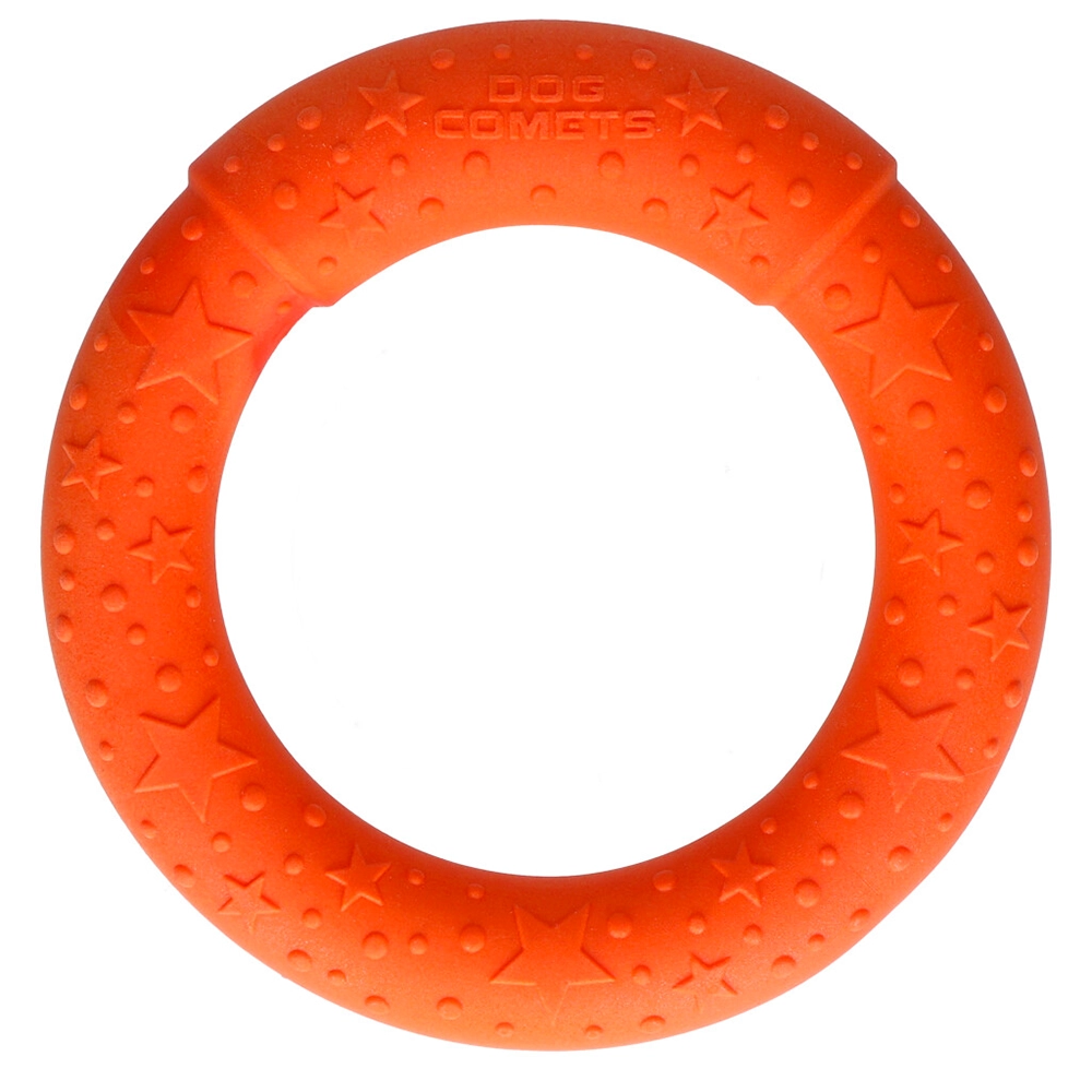 Tålig hård mjuk ring hundleksak av skumgummi Dog Comets Ufo ring