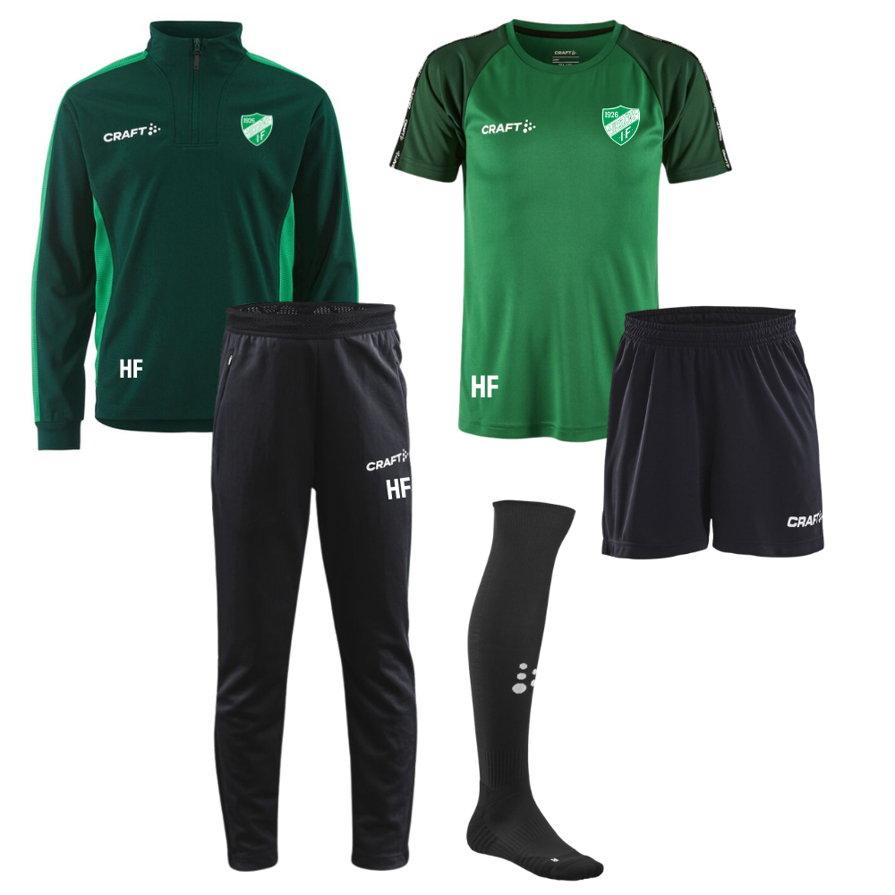 Träningspaket med halfzip tröja, Junior. 
