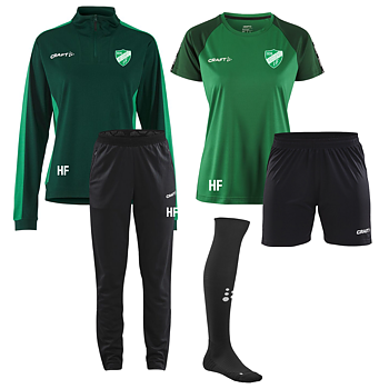 Träningspaket med halfzip tröja, Dam