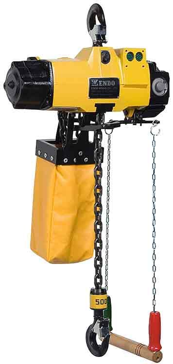 Tryckluftstelfer Endo EHV50SC / Maxlast 500 kg / Lyfthöjd: 3 m