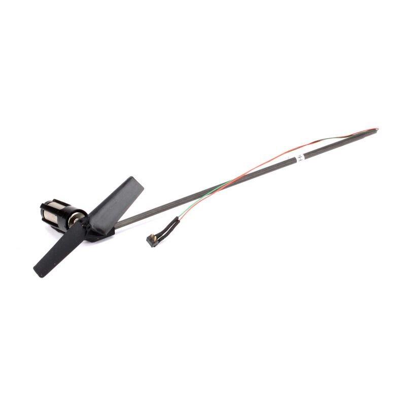 BLADE Tail Boom Assembly with Tail Motor/Rotor/Mount: Nano CP X