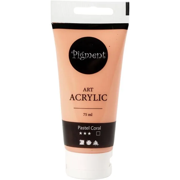 Akrylfärg  75ml/flaska - 5