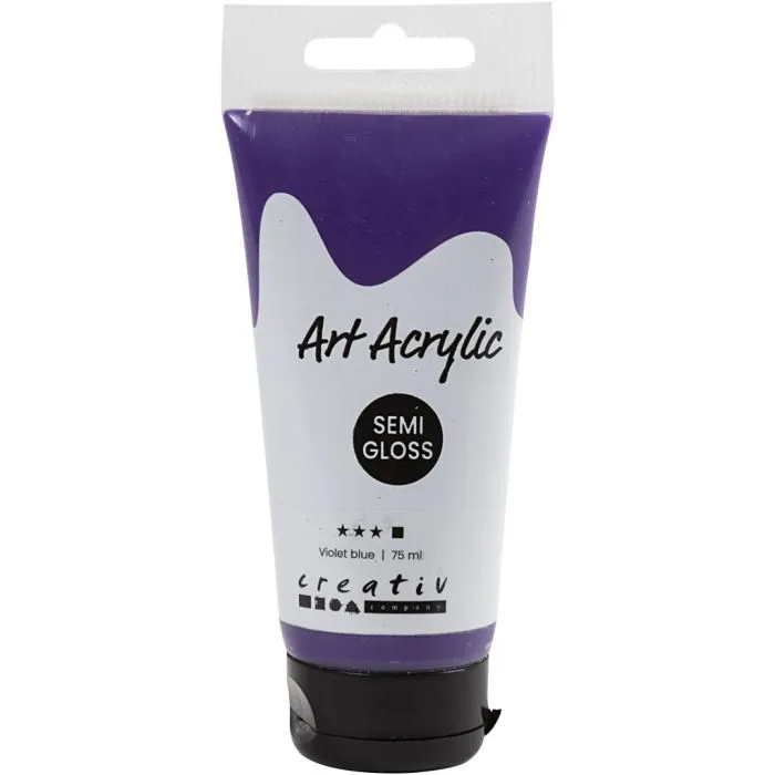 Akrylfärg  75ml/flaska - 10