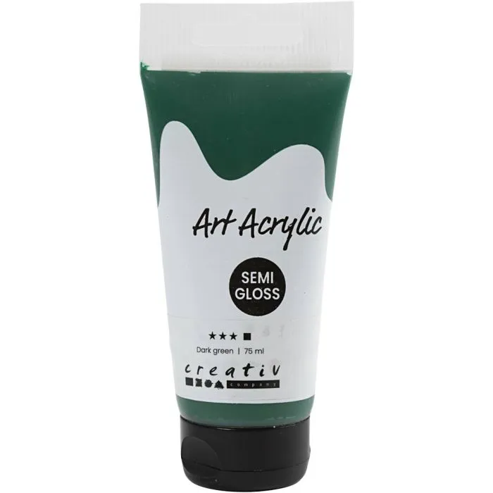 Akrylfärg  75ml/flaska - 16