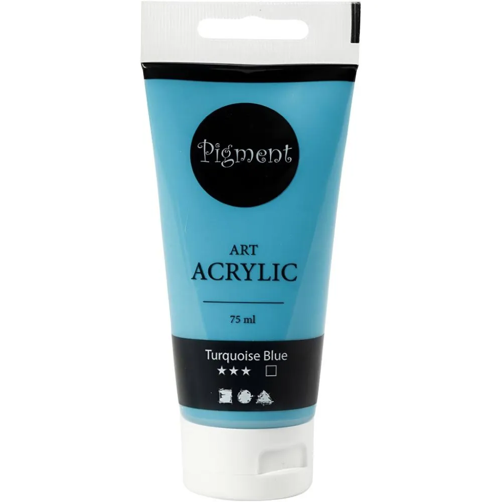 Akrylfärg  75ml/flaska - 11