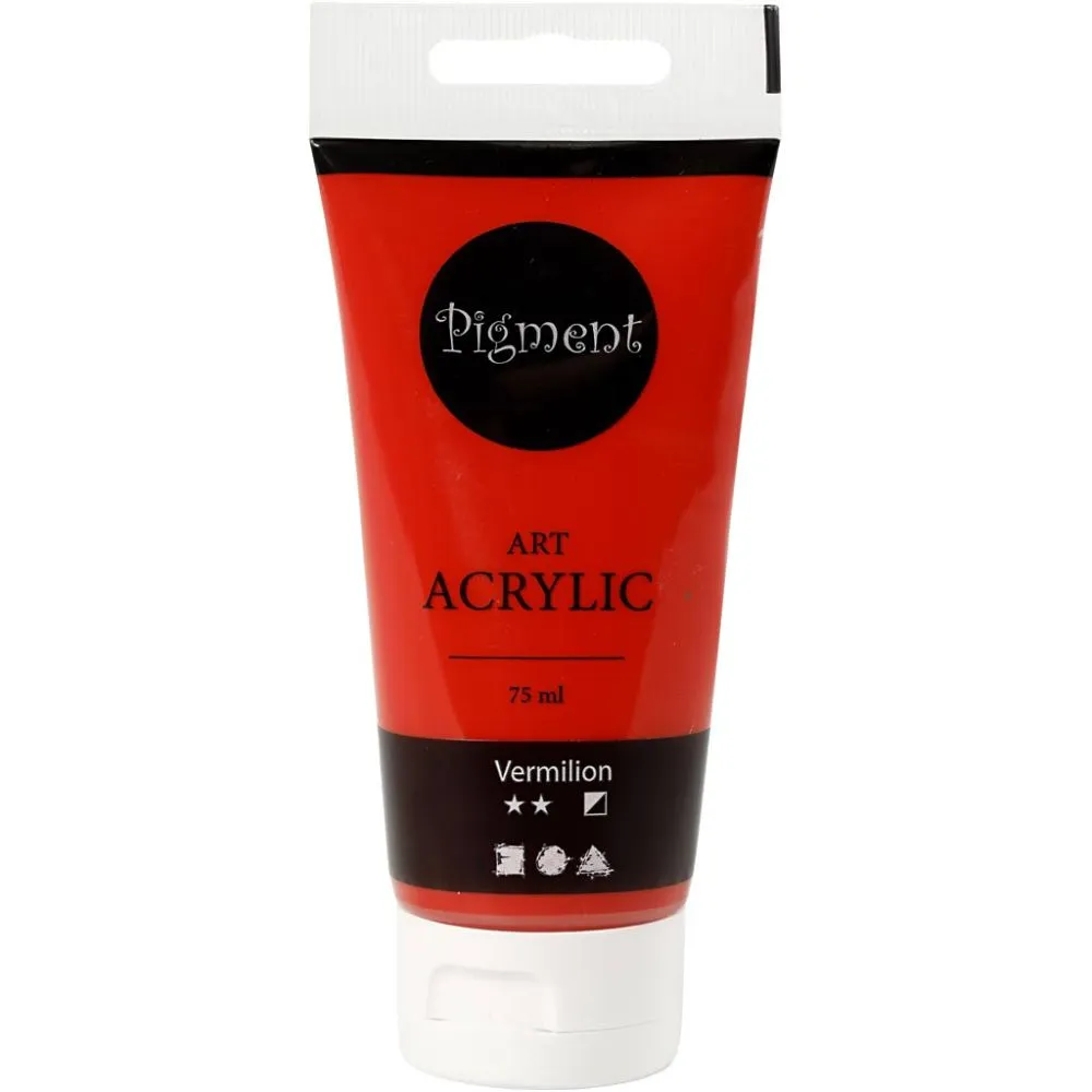 Akrylfärg  75ml/flaska - 6