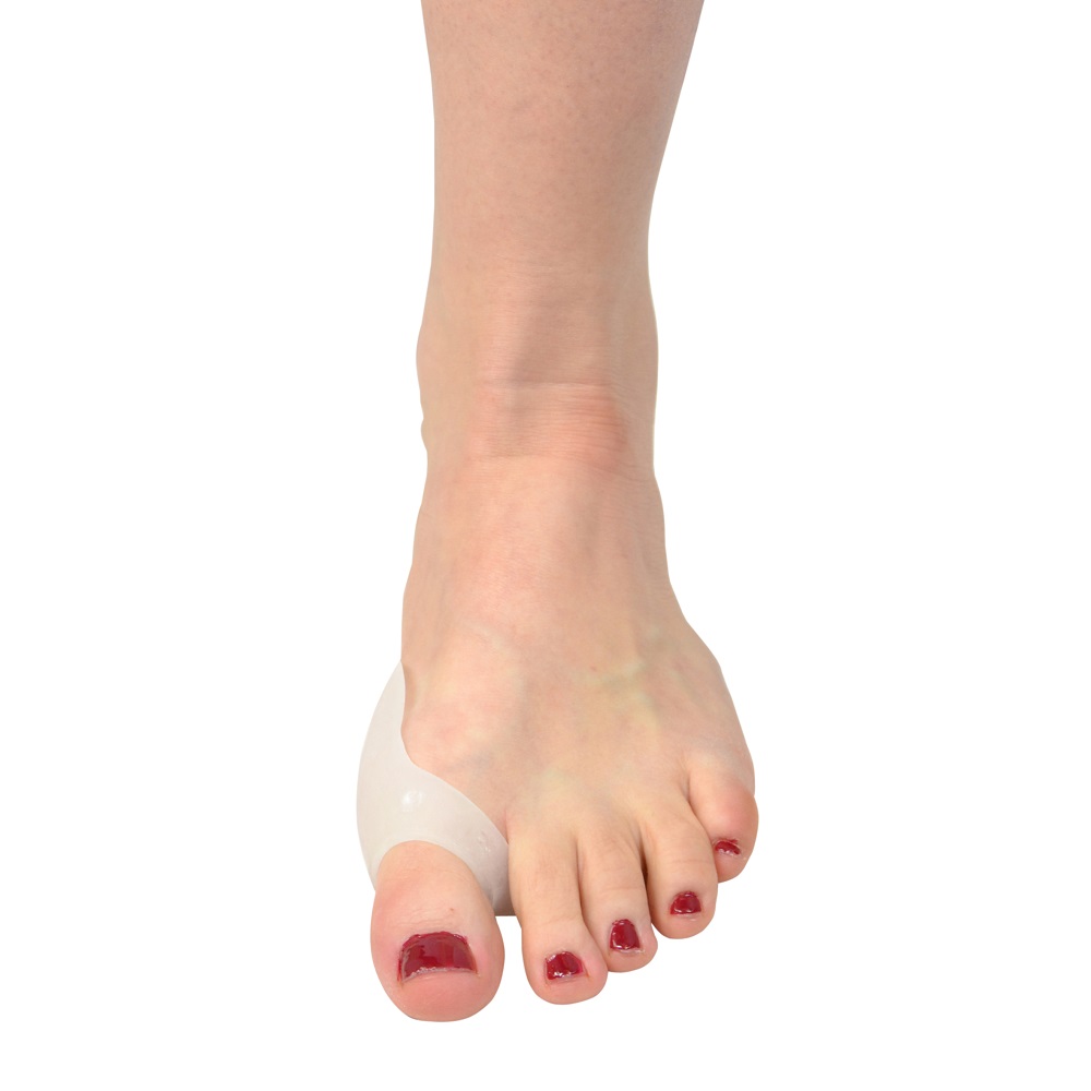 Hallux Valgus Tunt Gelskydd av silikon 2-pack