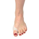 Hallux Valgus Tunt Gelskydd av silikon 2-pack
