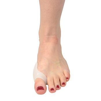 Hallux Valgus Tunt Gelskydd av silikon 2-pack