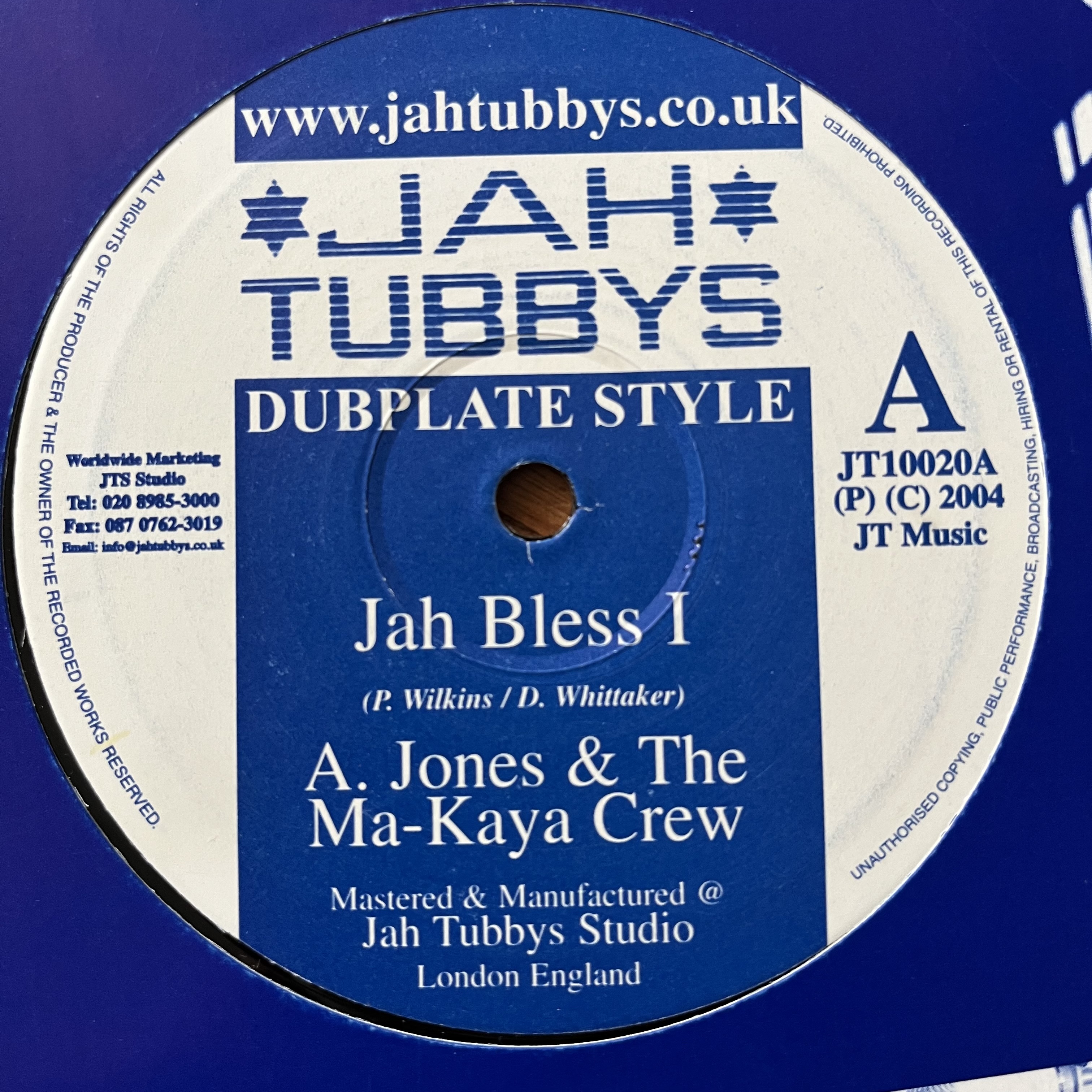 A.Jones ＆ The Ma-Kaya Crew / Jah Bless I Jah Bless I | AJ Jones & The Ma-Kaya Crew | Andrew AJ Jones