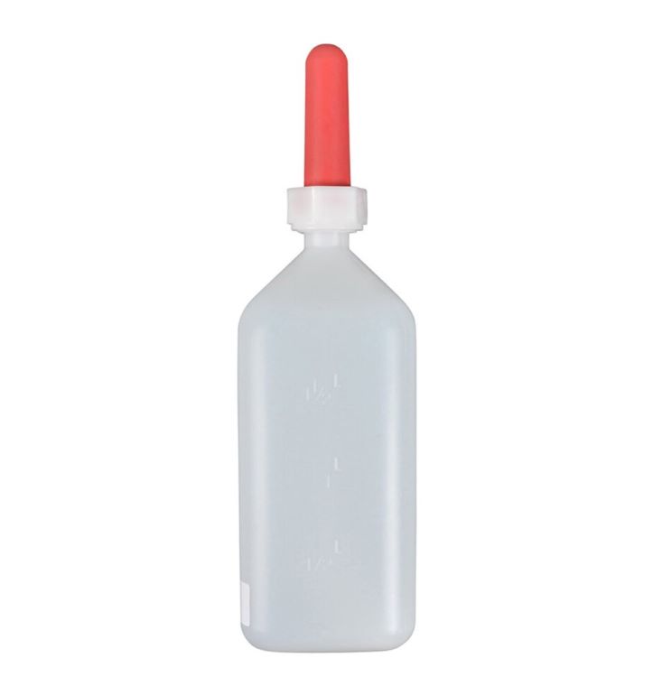 Vetprovide Vierkantige Trinkflasche für Fohlen – 2 Liter