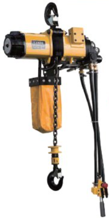 Tryckluftstelfer med överlastskydd Endo EHLK-1TS / Maxlast 1000 kg / Lyfthöjd: 3 m