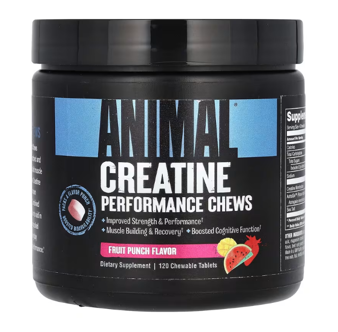 Animal Creatine Performance Chews - 120 Chewable Tablets