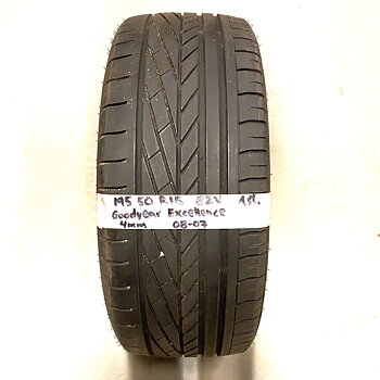 15" BEGAGNAT SOMMARDÄCK | 1 st 195/50 R15 82V Goodyear Excellence | V08-07 | 4 mm | X-4