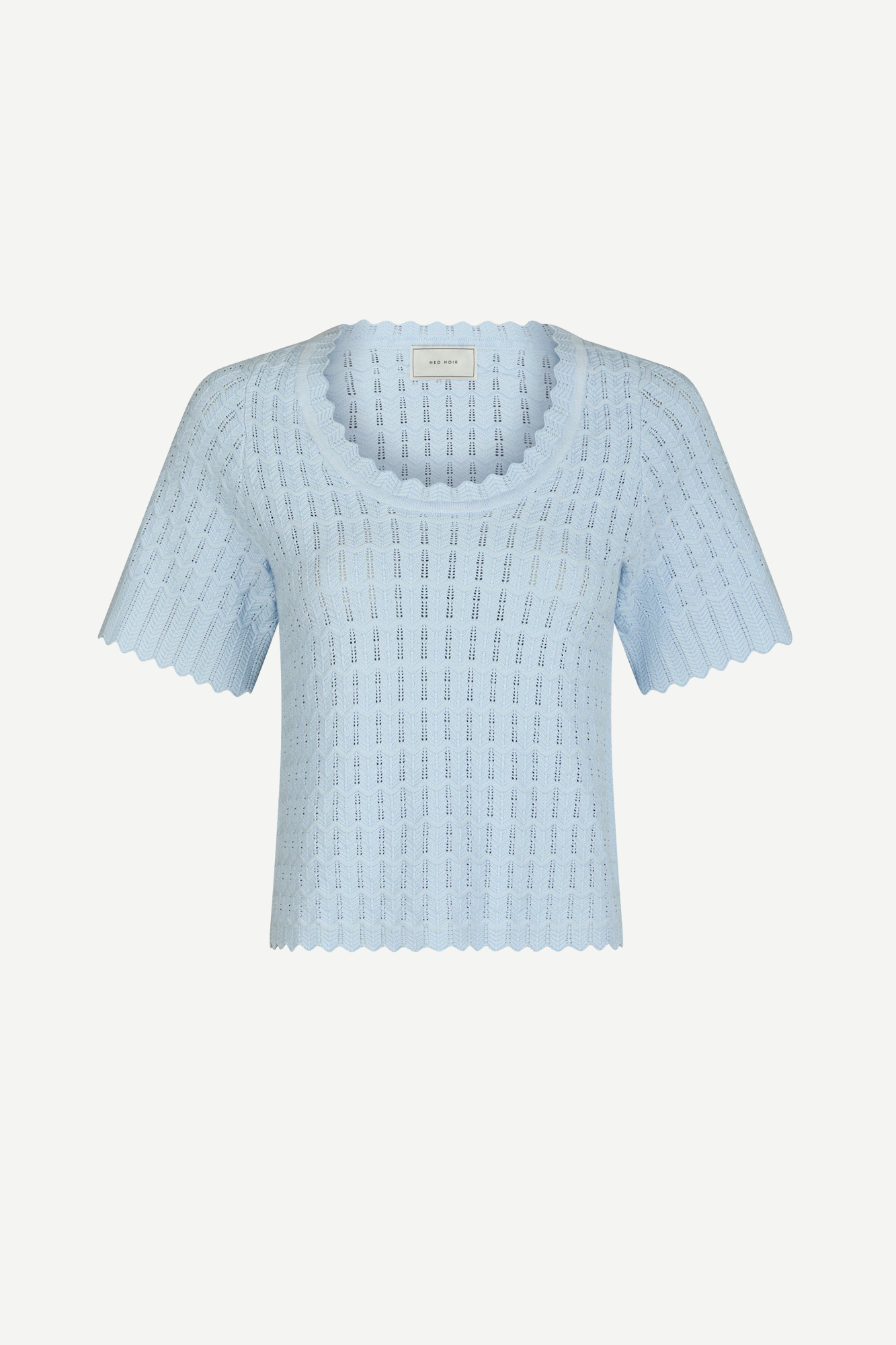 Neo Noir Meiko Solid Knit Blouse