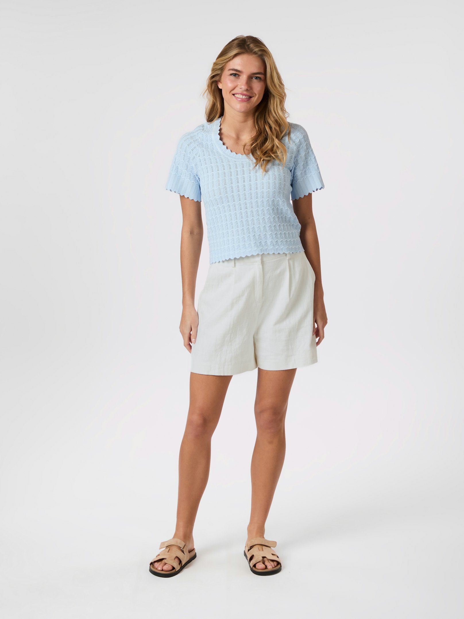 Neo Noir Meiko Solid Knit Blouse - 2