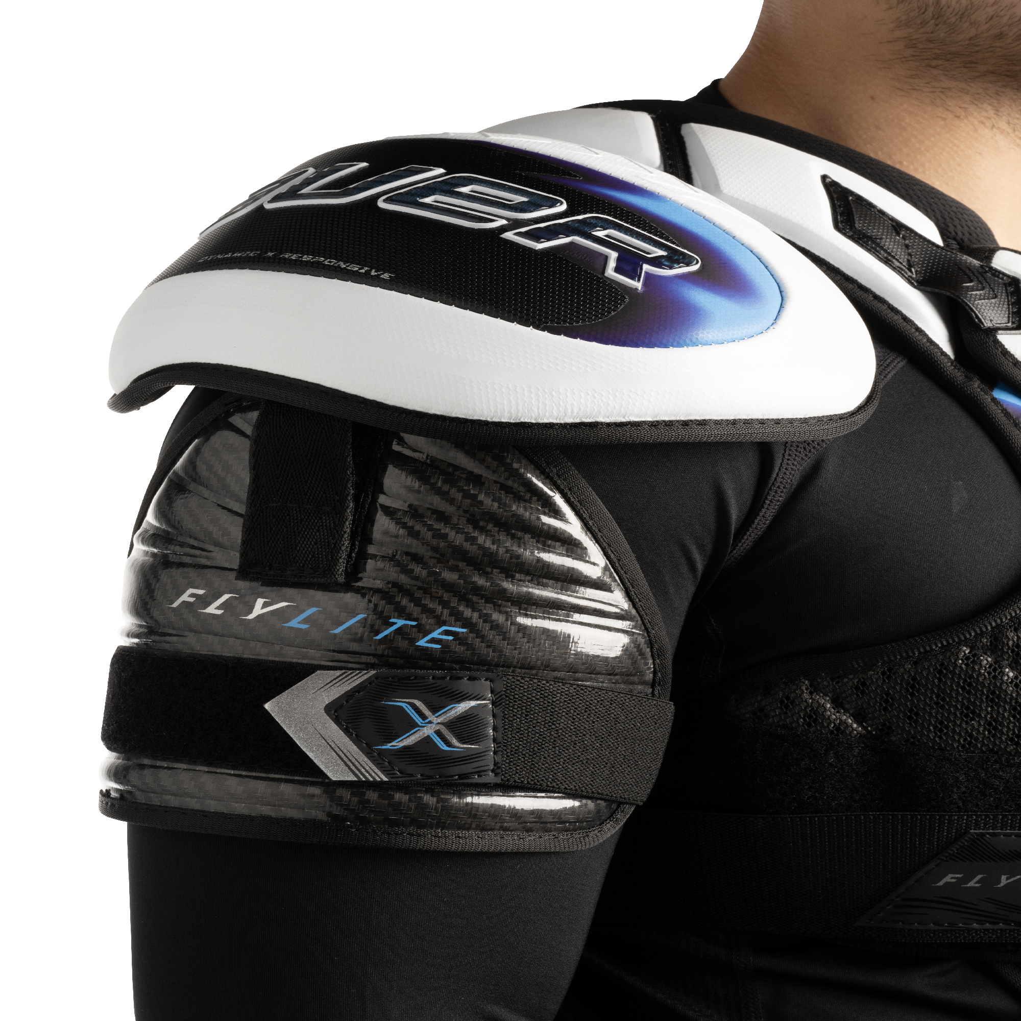 Bauer Vapor Flylite Shoulder Pad Jr Axelskydd - 3