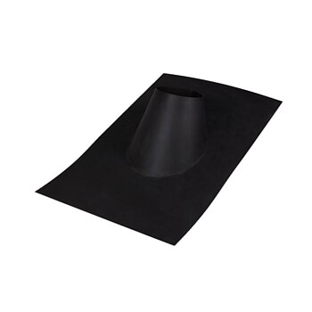 Täckplåt yttertak 15-45 grader svart (125mm)
