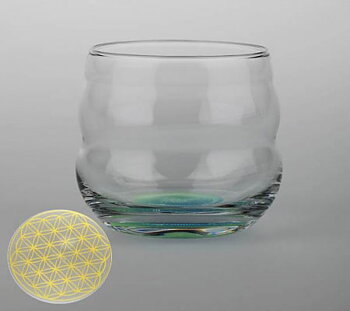 Glas med livets blomma 250 ml