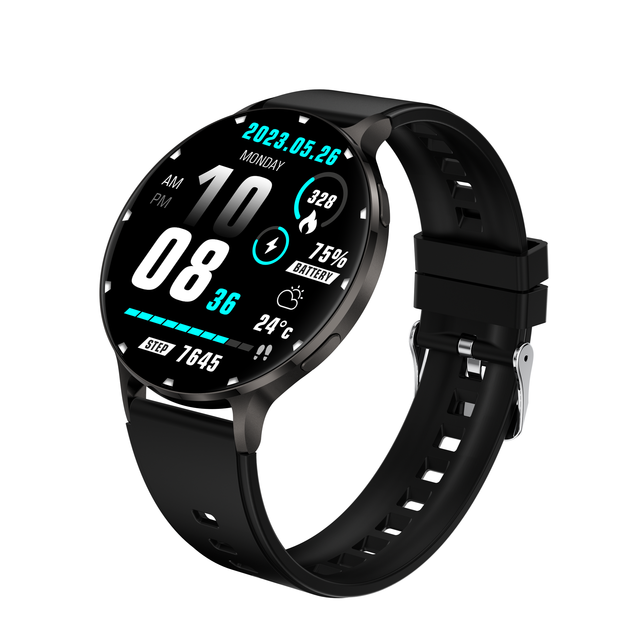 Philippe Palmer Smart Watch LP78 AMOLED Ultra Thin Black - 2